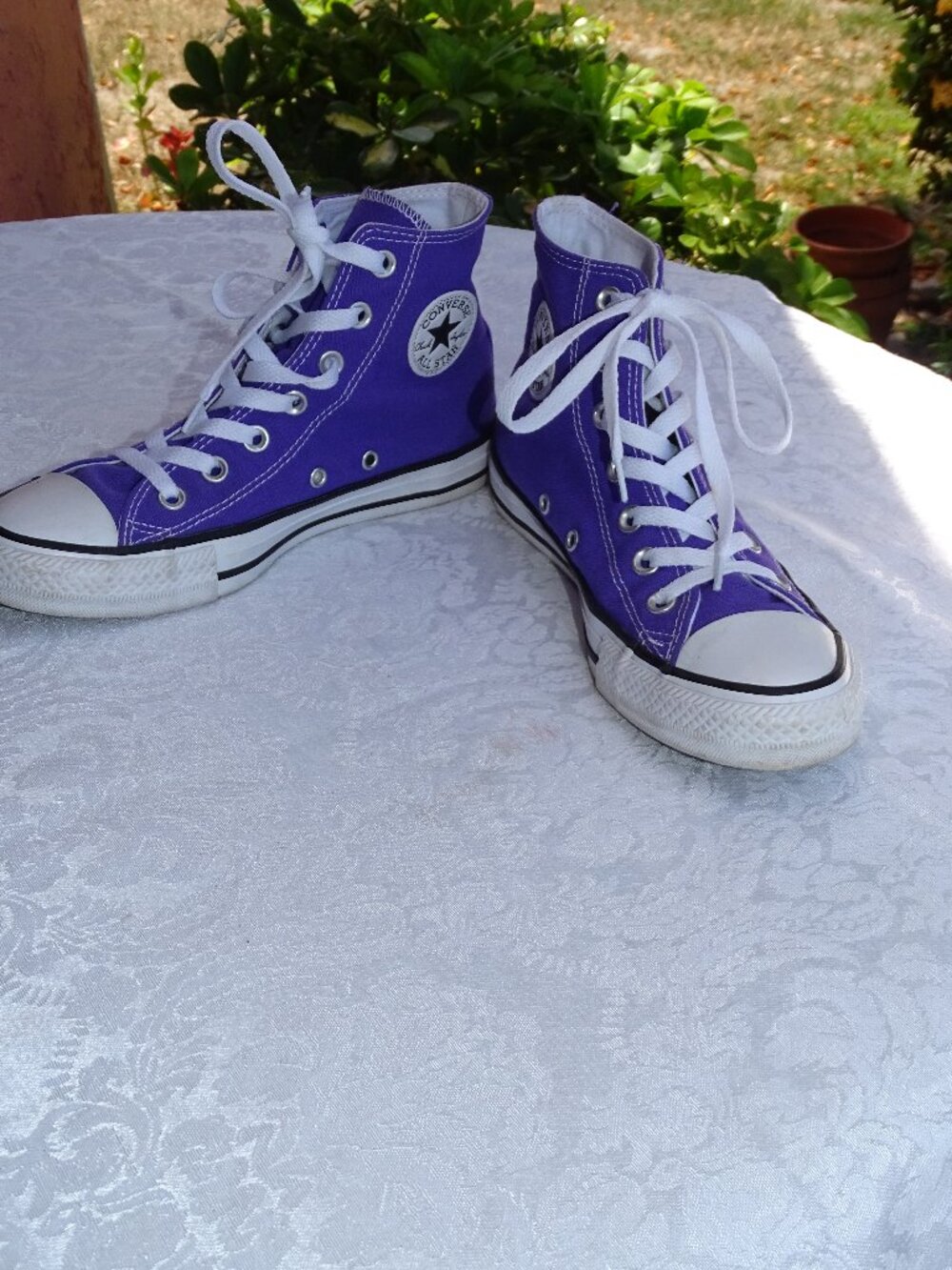 Converse Chuck Taylor All Stars High Tops Purple Woman's 6